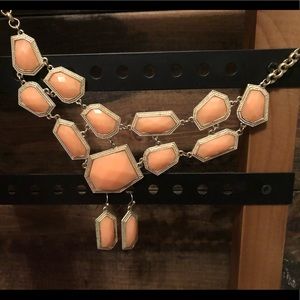 💍2 for $10💍 Peach/Light Coral Stone Necklace Set